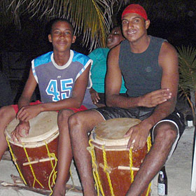 The Drummers These dudes could rock. Can you spot the Zoom H2?